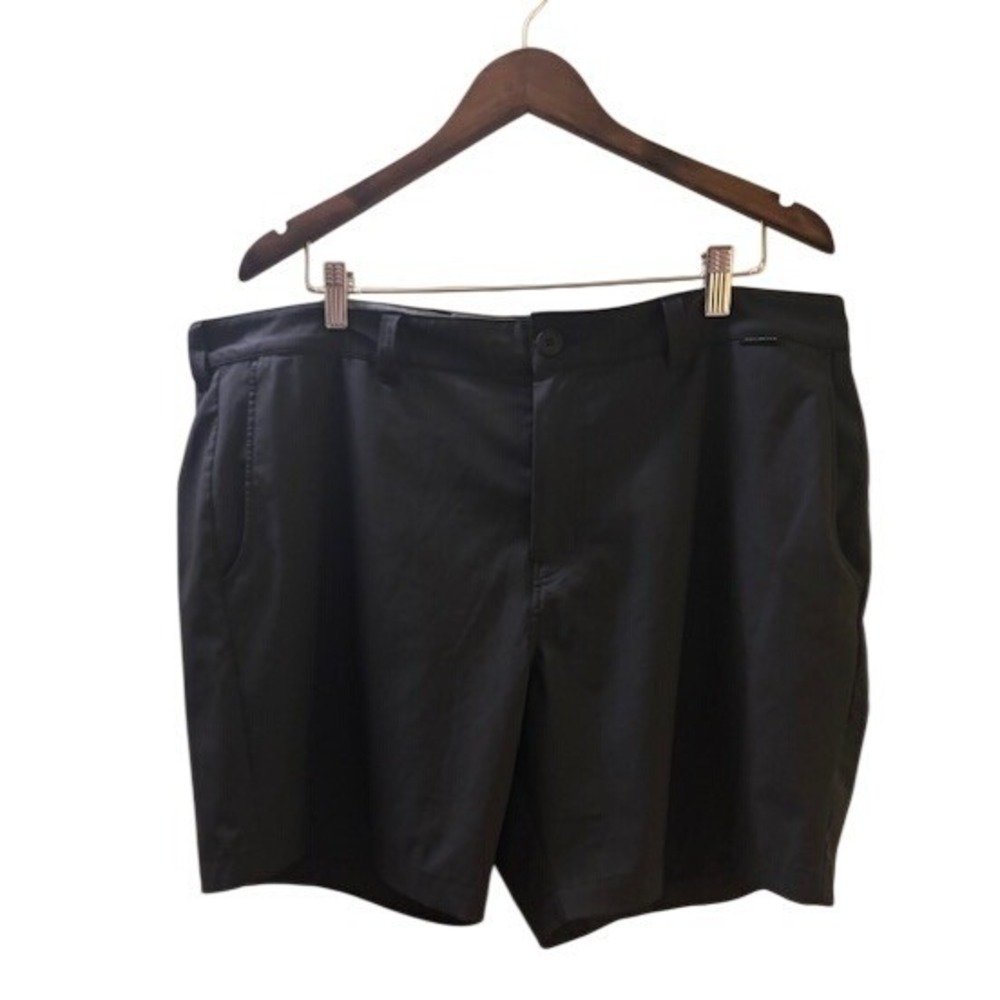 Travis Mathew Men's Black Performance Golf Shorts Size 38 Stretch Woven Sport